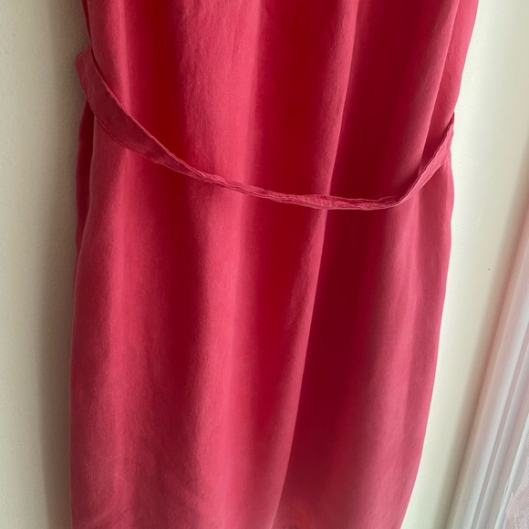 cloth & stone Havana Pink Tie Waist Mini Dress Sleeveless Smocked Bella Dahl XS - Picture 10 of 12